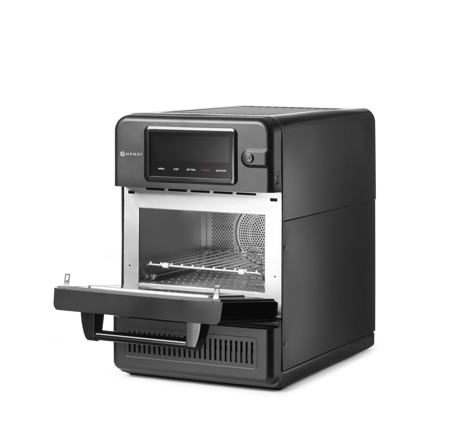 Vysokorychlostní pečící trouba CombiTurbo, HENDI, 18L, Černá, 230V/3000W, 402x735x(H)608mm