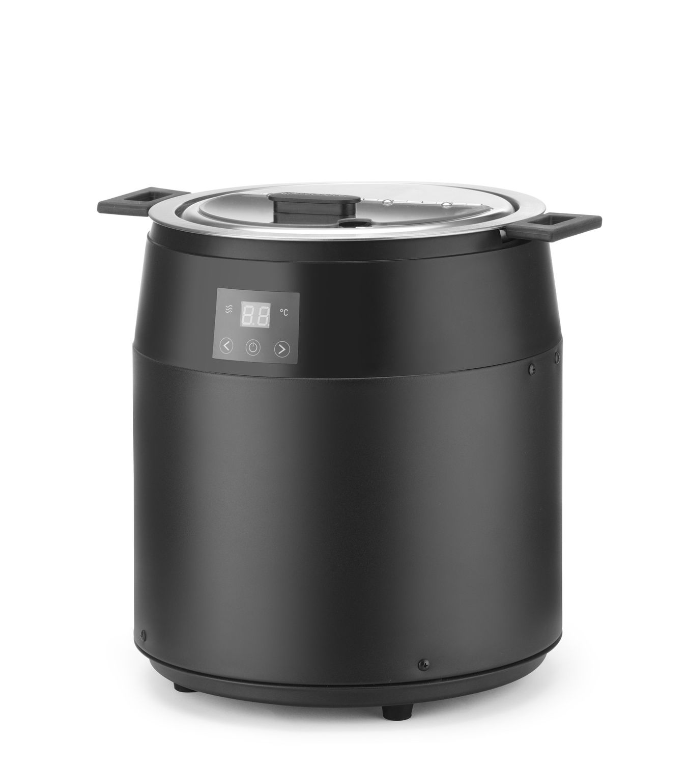 Kotlík na polévku bez vody, 10L, HENDI, 10L, Černá, 220-240V/450W, ⌀330x(H)398mm