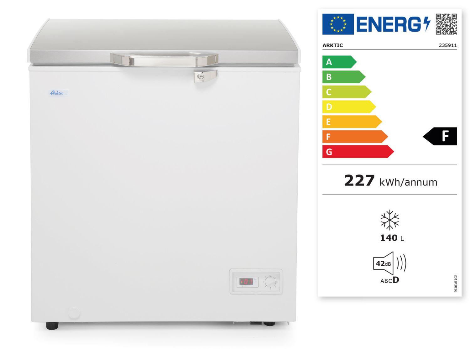 Mrazák, Arktic, 140L, 230V/70W, 754x608x(H)845mm