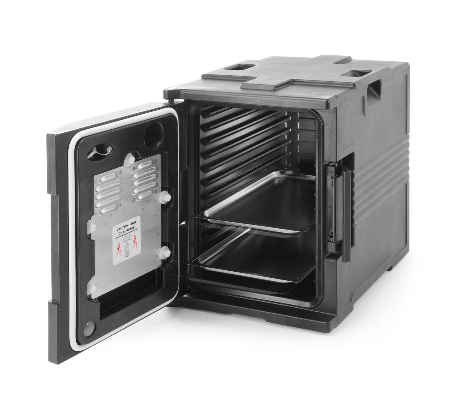 Tepelně izolovaný kontjner s funkcí ohřevu – pro catering, AmerBox, GN 1/1, 220-240V/200W, 477x680x(H)620mm