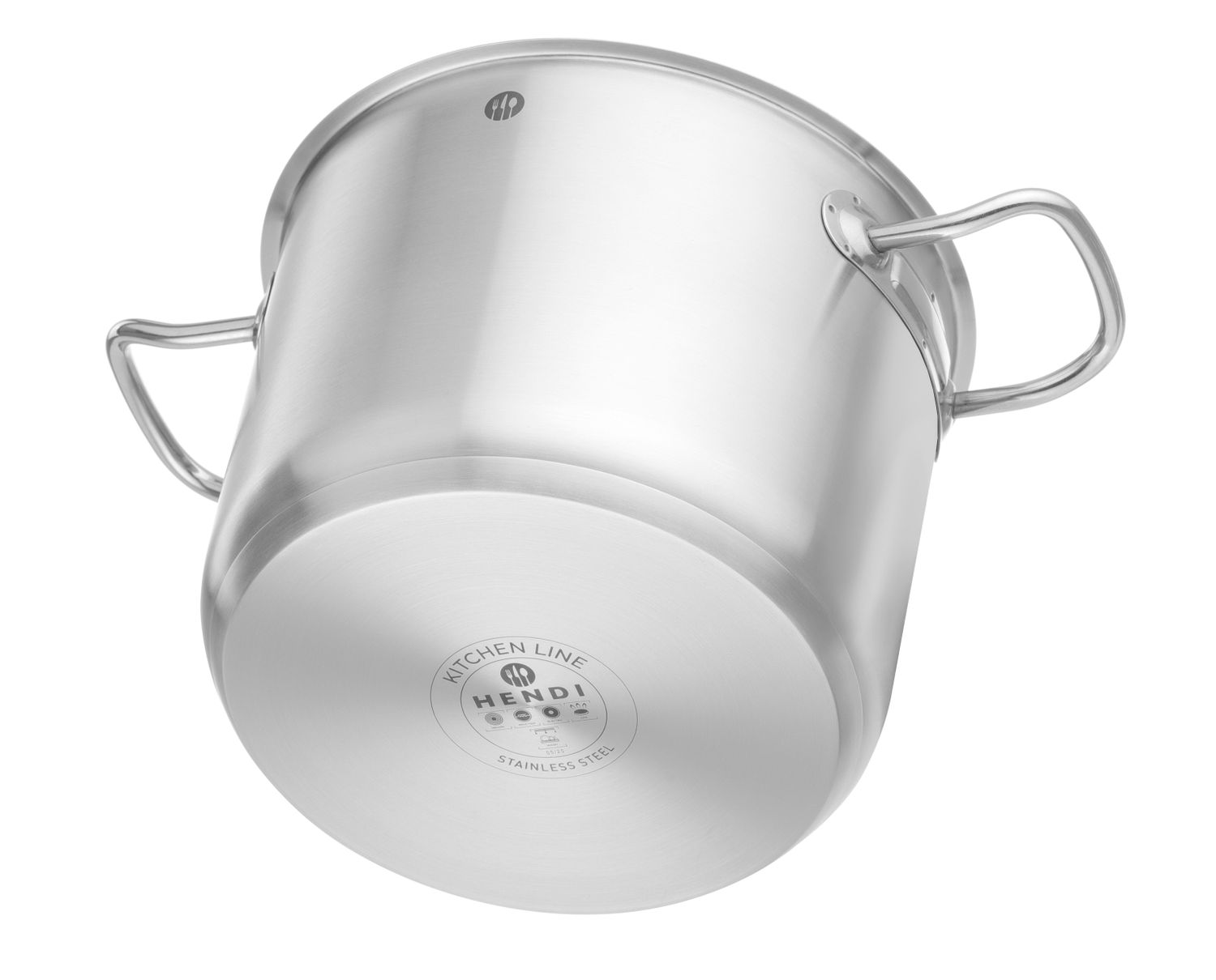 HENDI – vysoký nerezový hrnec Kitchen Line bez poklice, 5 l, Ø 200 × 160 mm, 837764