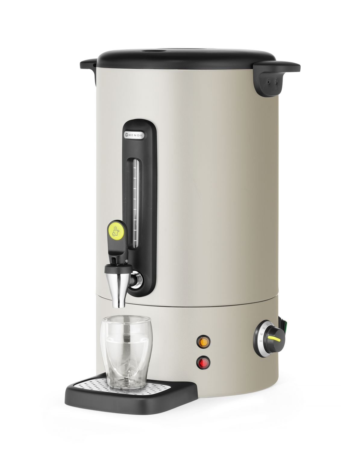 Bojler na horké nápoje UNIQ, HENDI, designed by Robert Bronwasser, 16L, špinavě bílá, 220-240V/1650W, 357x380x(H)502mm