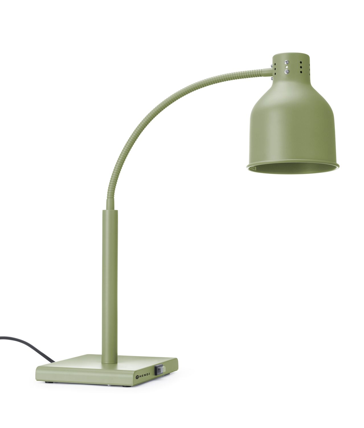 Pružná tepelná lampa , HENDI, Zelená, 220-240V/250W, 268x203x(H)660mm