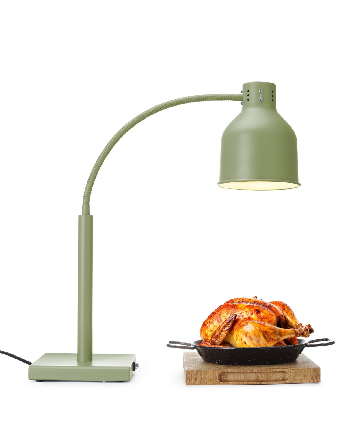 Pružná tepelná lampa , HENDI, Zelená, 220-240V/250W, 268x203x(H)660mm