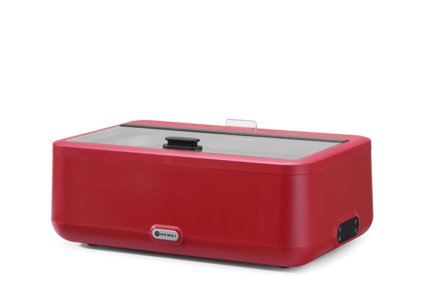 Chafing dish UNIQ, HENDI, designed by Robert Bronwasser, Červená, 220-240V/700W, 607x402x(H)245mm
