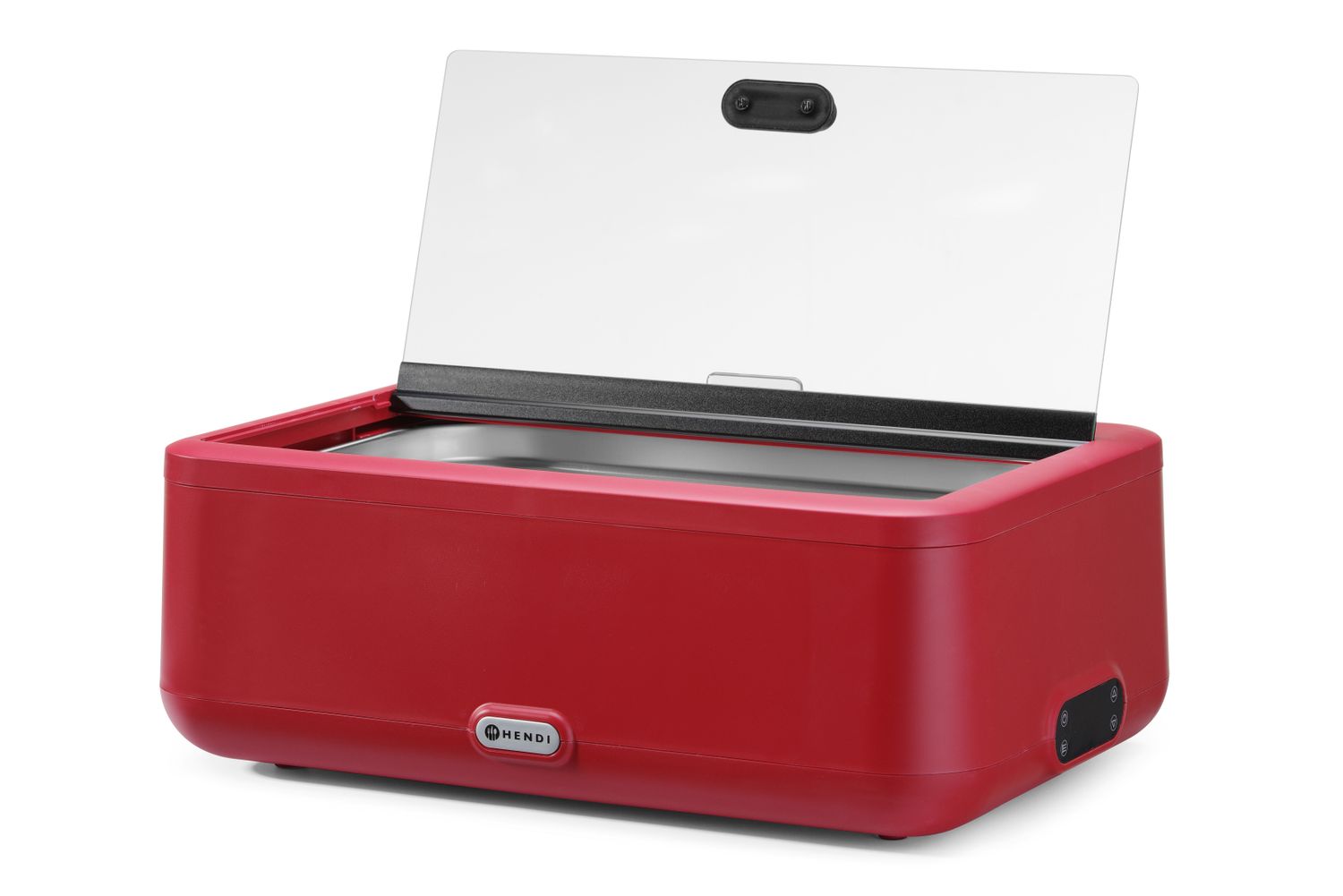 Chafing dish UNIQ, HENDI, designed by Robert Bronwasser, Červená, 220-240V/700W, 607x402x(H)245mm