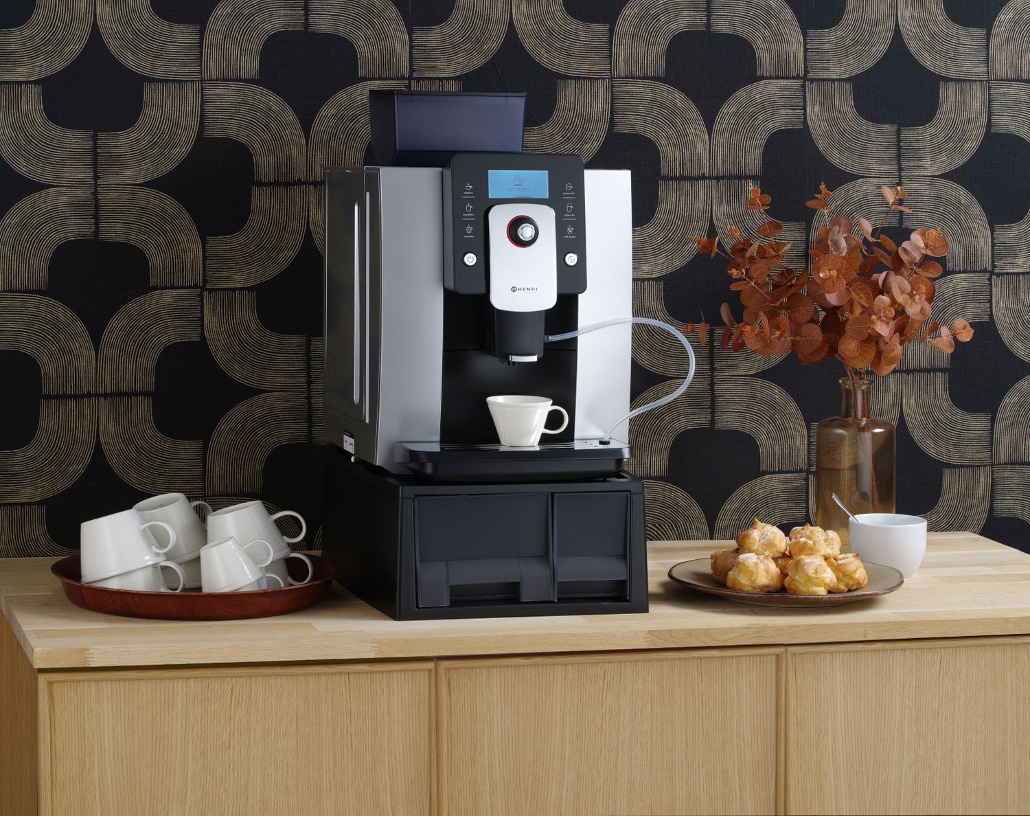 Automatický kávovar, HENDI, Profi Line, 230V/1400W, 302x450x(H)590mm