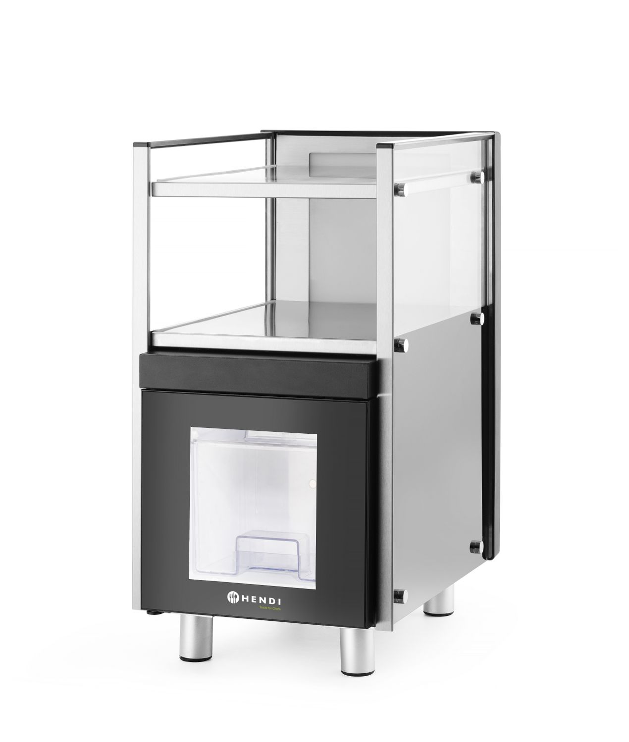 Chladnička na mléko s ohřívačem šálků, HENDI, 3,5L, 230V/168W, 313x442x(H)613mm