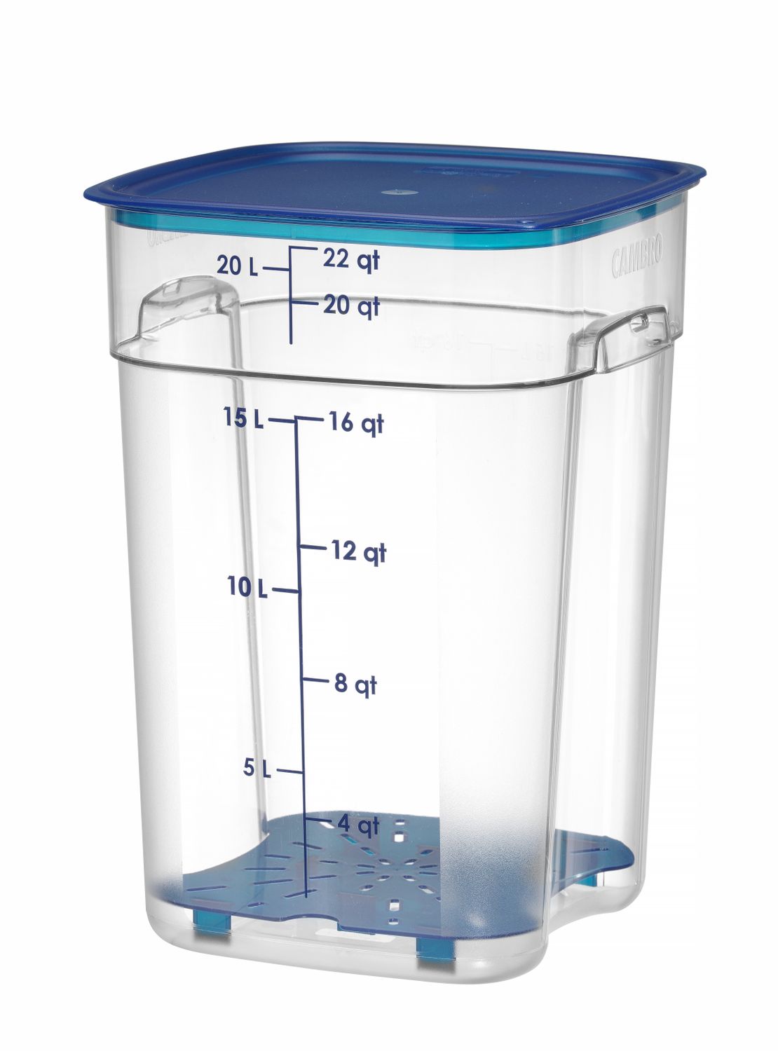 Dóza na potraviny Cambro CamSquares Fresh Pro, průhledná, 20,8 l