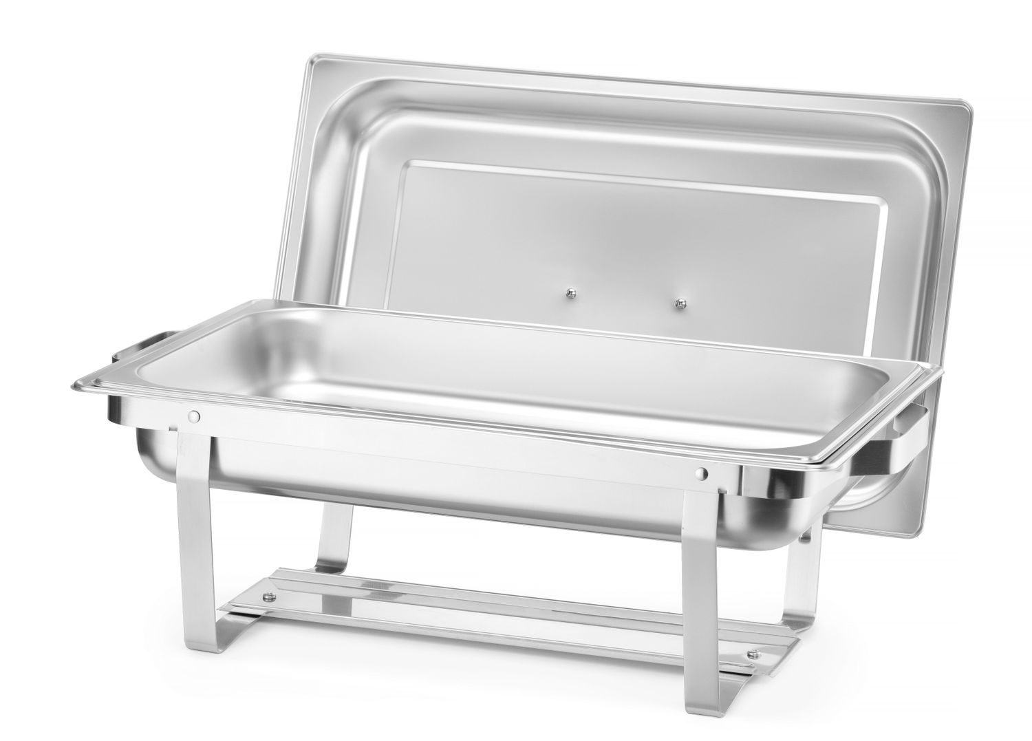 Ohřívač jídla Chafing – sada 4 kusů, HENDI, GN 1/1, 7,5L, 600x355x(H)305mm