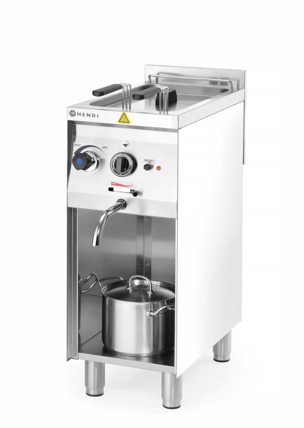 Vařič těstovin a knedlíků, volně stojící, HENDI, 10L, 230V/3500W, 330x600x(H)907mm
