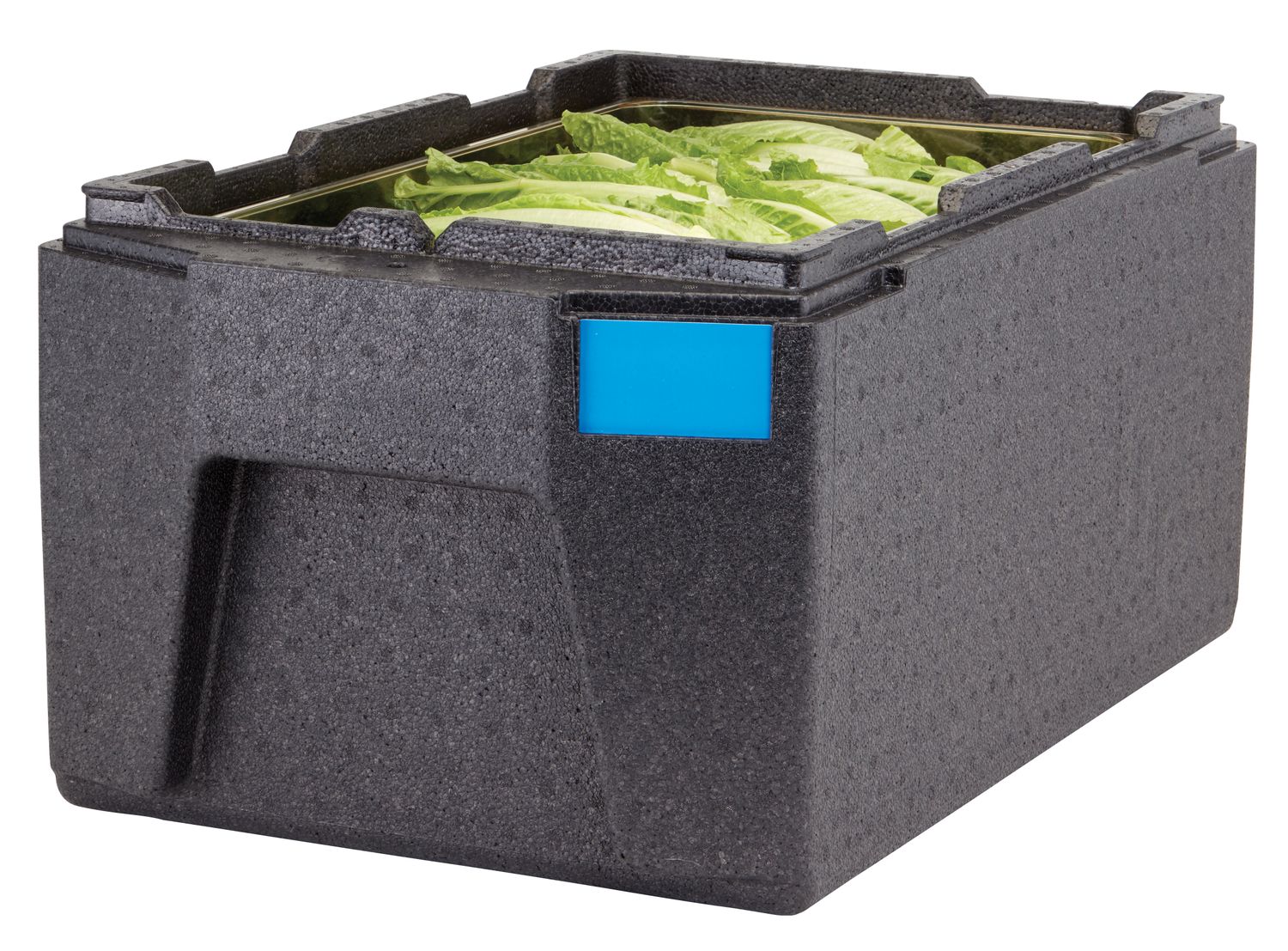 Termoizolační box Cam GoBox, horní plnění, GN 1/1, 46 l, Cambro, Černá, 680x400x(H)321mm