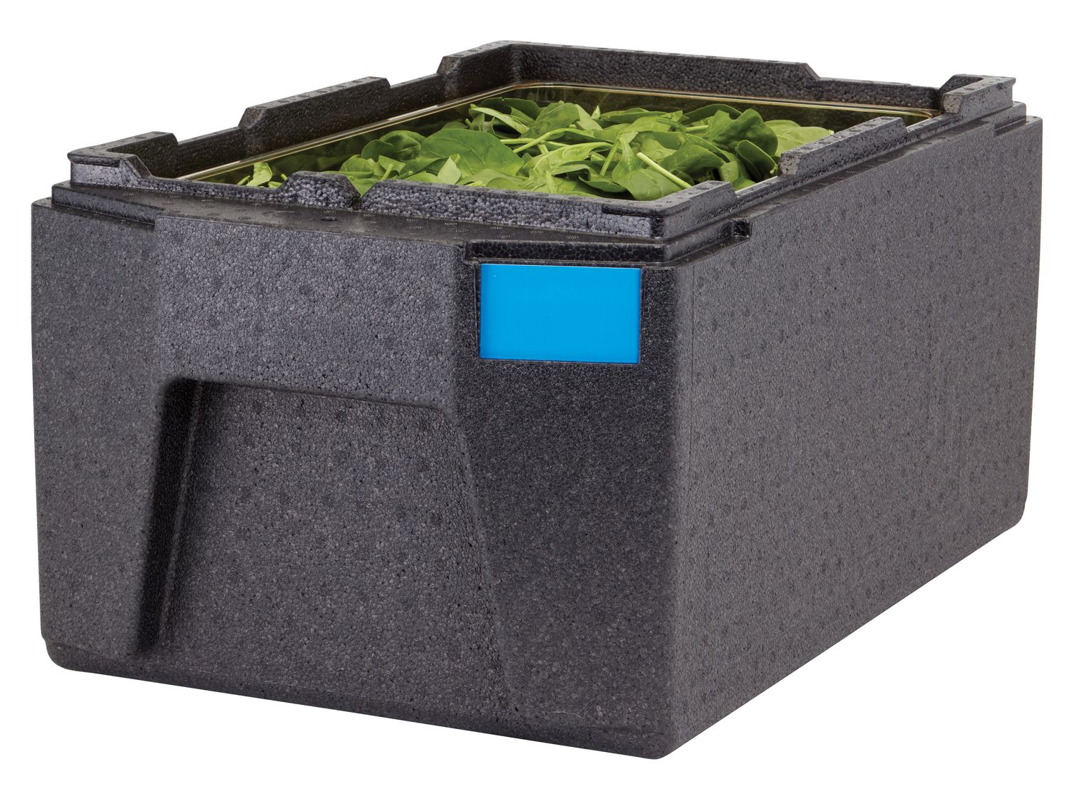 Termoizolační box Cam GoBox, horní plnění, GN 1/1, 46 l, Cambro, Černá, 680x400x(H)321mm
