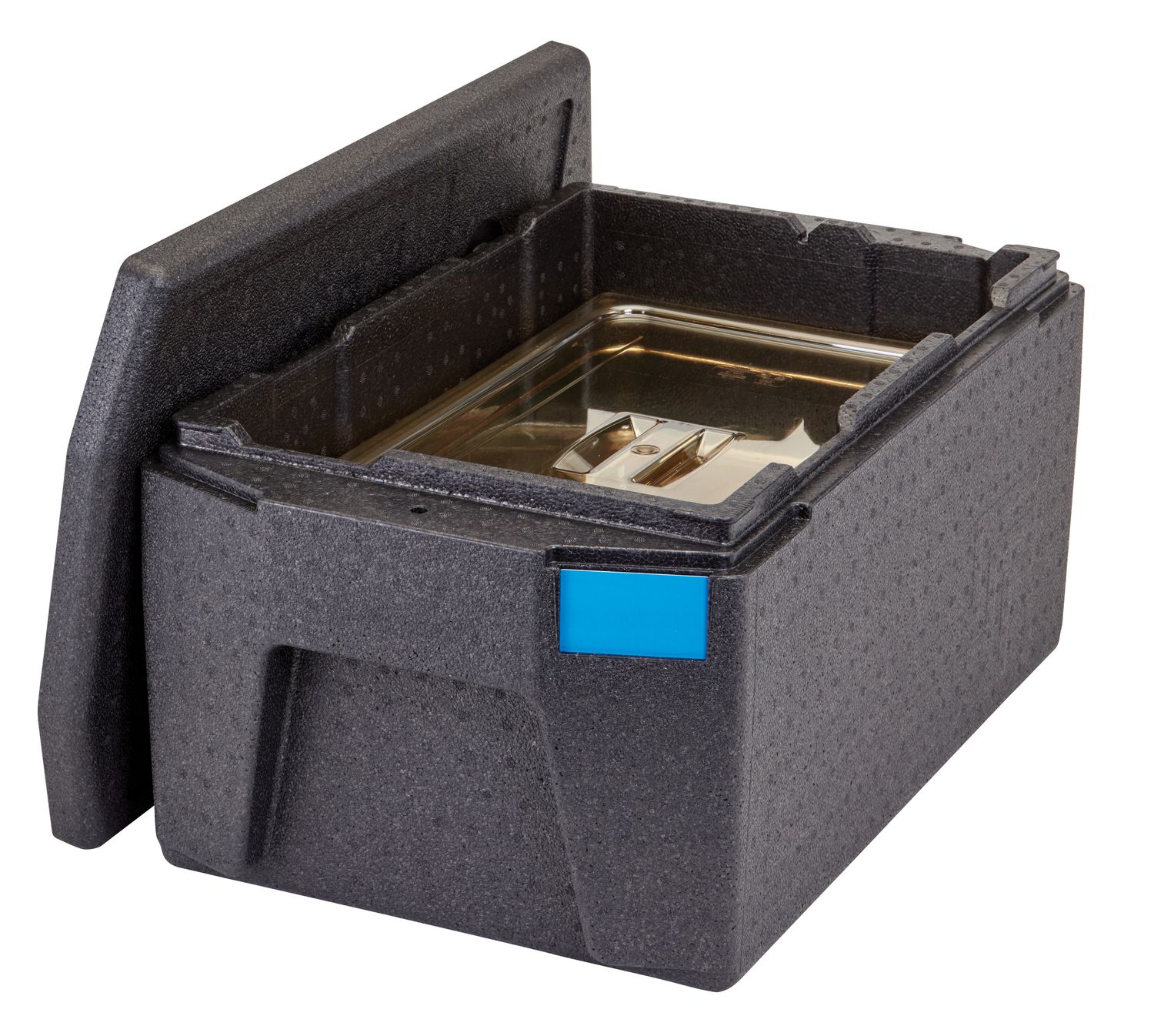 Termoizolační box Cam GoBox, horní plnění, GN 1/1, 46 l, Cambro, Černá, 680x400x(H)321mm