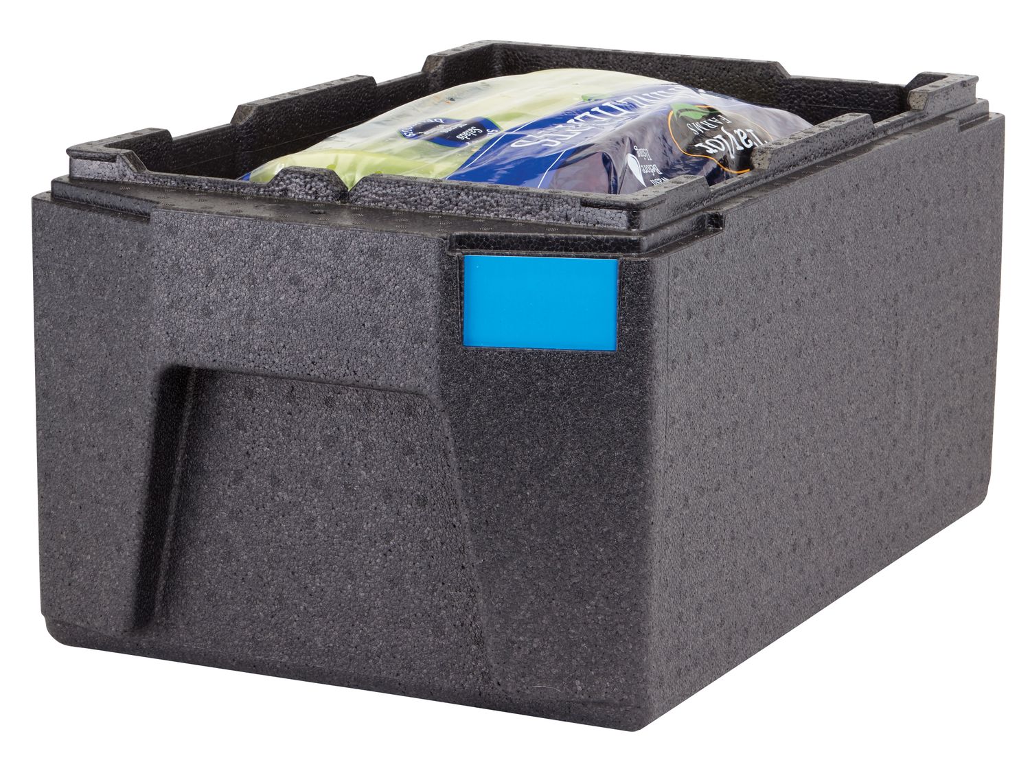 Termoizolační box Cam GoBox, horní plnění, GN 1/1, 46 l, Cambro, Černá, 680x400x(H)321mm