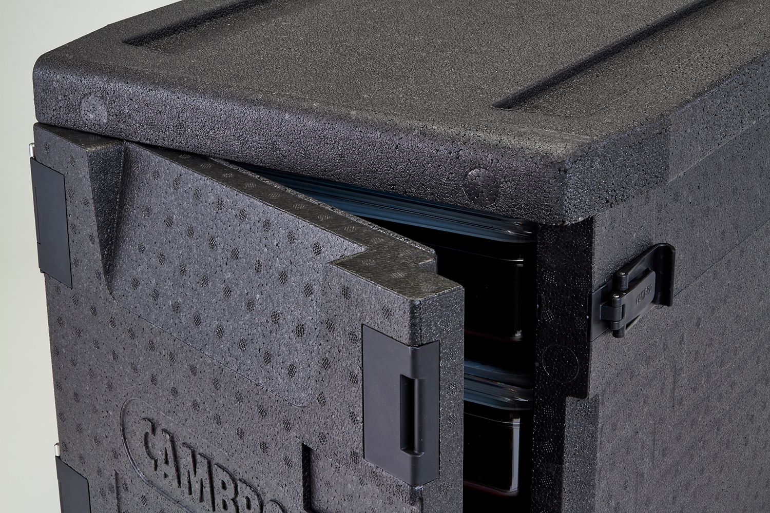 Termoizolační box Cam GoBox, horní plnění, GN 1/1, 86 l, Cambro, GN 1/1, 86L, Černá, 640x440x(H)625mm