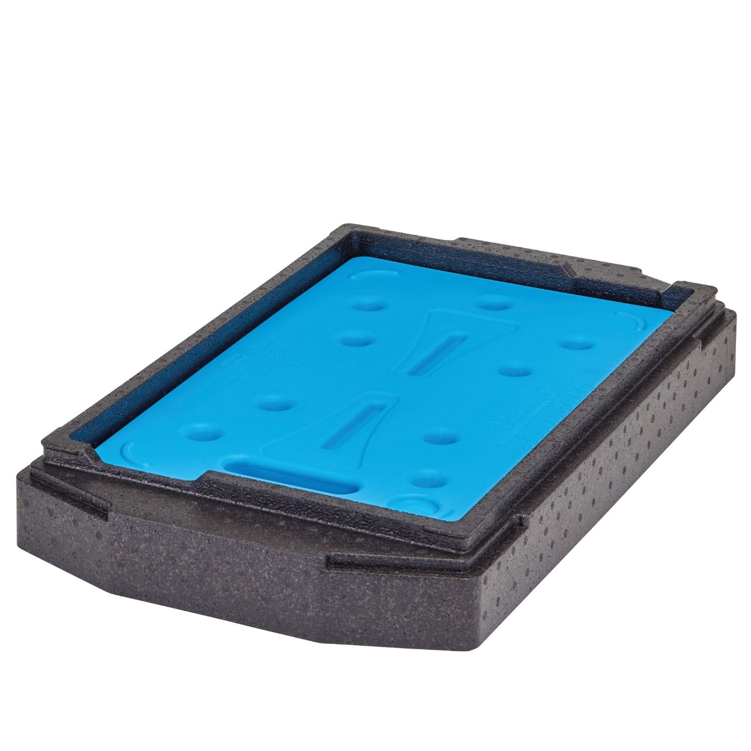 Termoizolační box Cam GoBox s předním plněním pro nádoby 600x400 mm, s 9 vestavěnými drážkami, Cambro, 126 l, s 9 drážkami, 126L, Černá, 770x540x(H)687mm