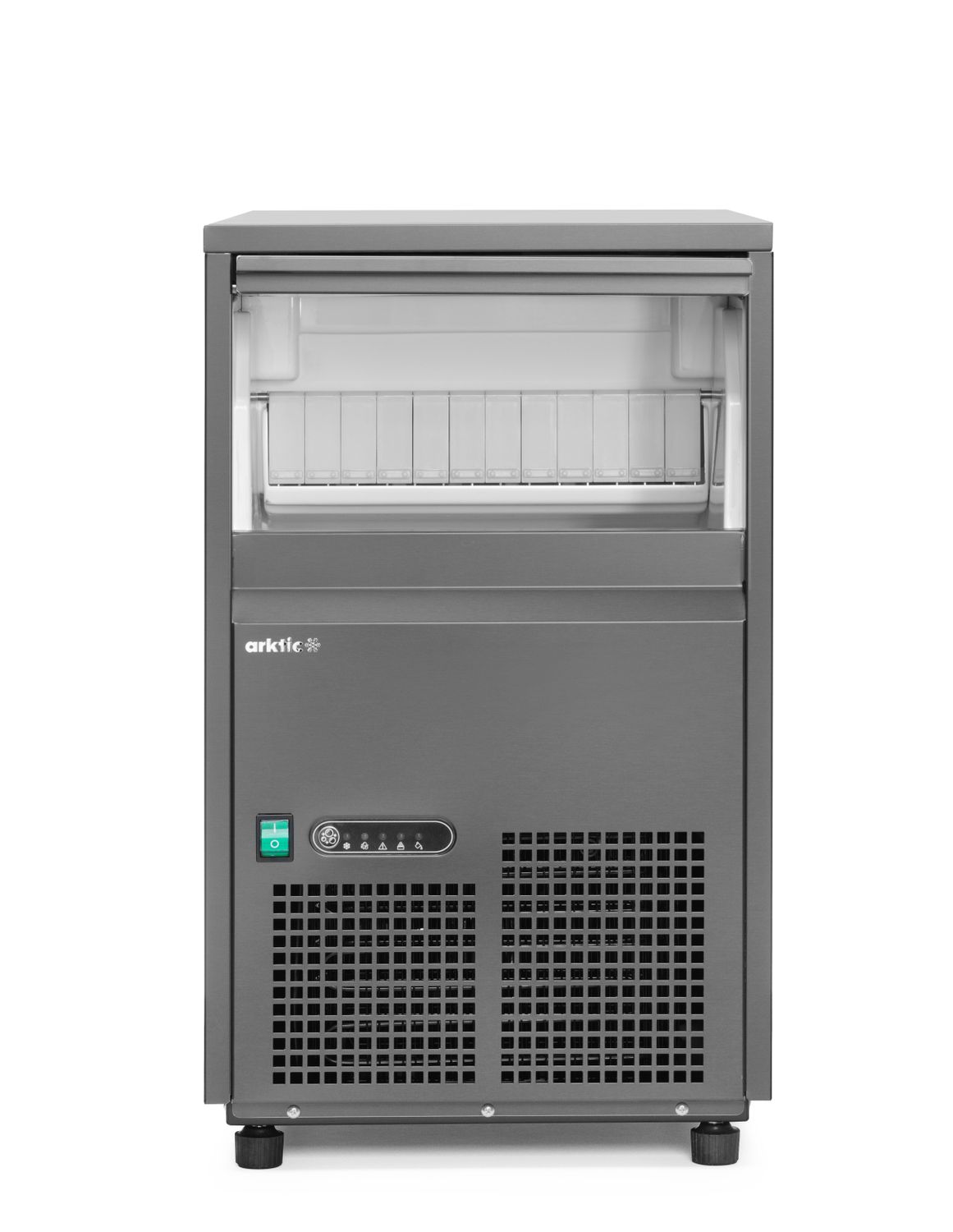 Stroj na výrobu kostek ledu, Arktic, Černá, 220-240V/385W, 380x520x(H)637mm