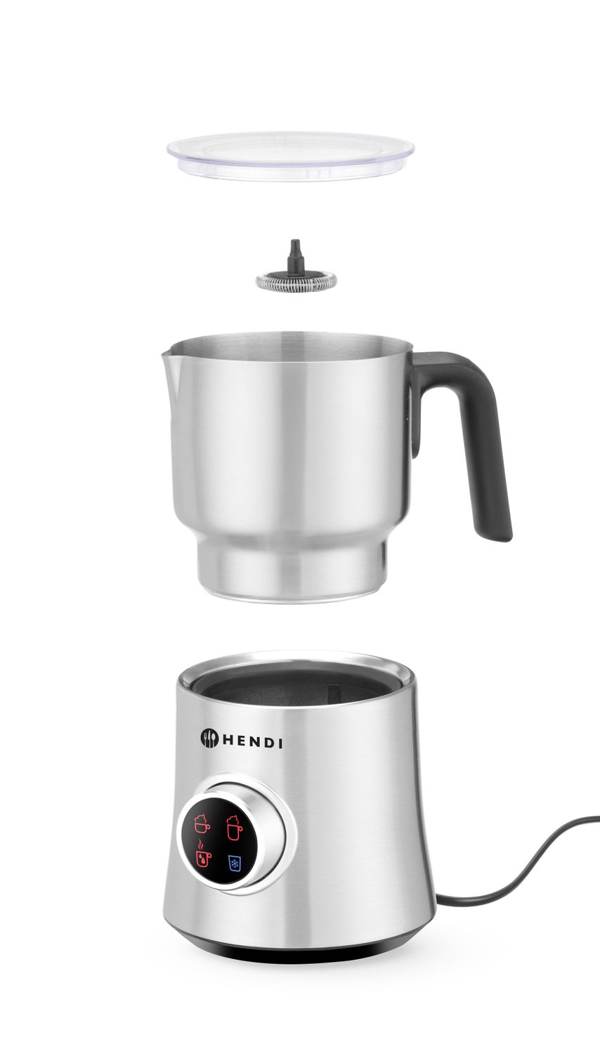 Napěňovač a ohřívač mléka HENDI, 300/500 ml
