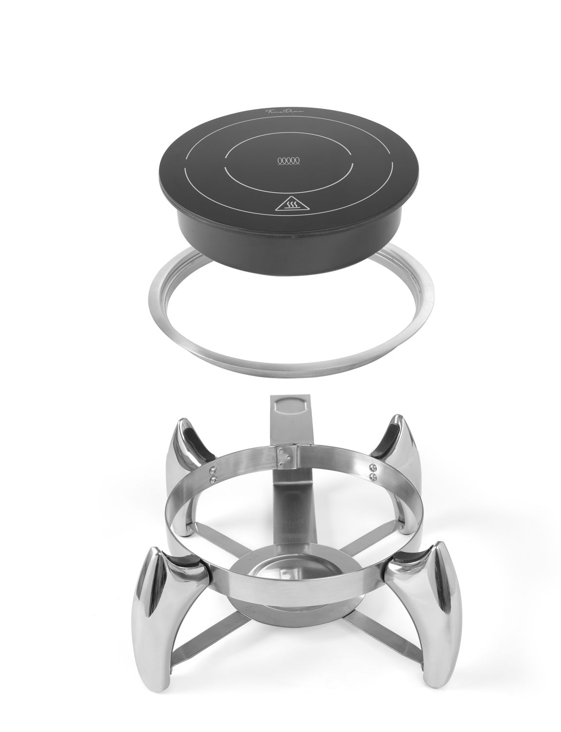 Indukční ohřívač 800W, Fine Dine, Černá, 230V/800W, ⌀245x(H)80mm