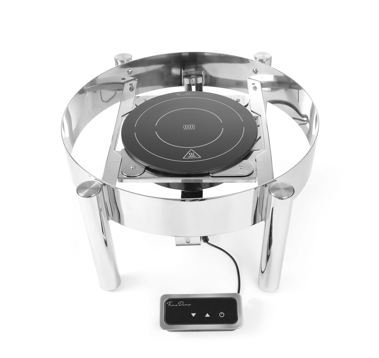 Indukční ohřívač 800W, Fine Dine, Černá, 230V/800W, ⌀245x(H)80mm