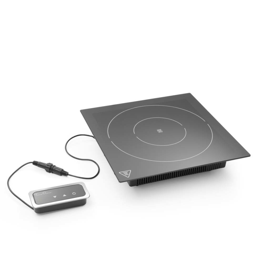 Vestavěný indukční ohřívač 1000 W, Fine Dine, Černá, 230V/1000W, 350x397x(H)85mm