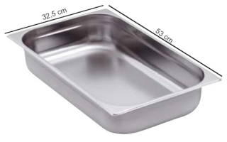 TOMGAST | Gastronádoba STANDARD velikost GN 1/1, výška 6,5 cm