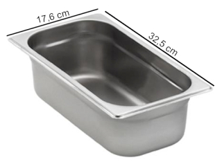 TOMGAST | Gastronádoba STANDARD velikost GN 1/3, výška 4 cm