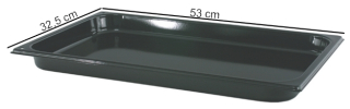 Gastronádoba smaltovaná GN 1/1 - hloubka 4 cm