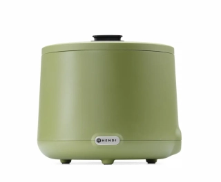 HENDI | elektrický ohřívač polévky, UNIQ, objem 8L, Zelená barva, 220-240V/500W, ø365x(H)325mm
