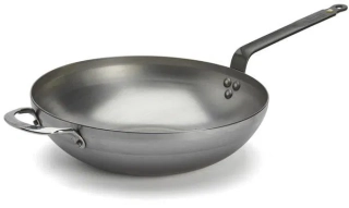 DE BUYER | Pánev MINERAL B WOK, průměr 32 cm