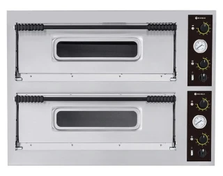 HENDI Basic XXL 66 – dvoukomorová pec na pizzu, 400 V / 18 kW