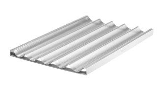 HENDI – perforovaný hliníkový plech na 5 baget, 600 × 400 × 32 mm, 808870