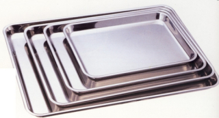 Nerezový tác, obdelník, rozměr 40x32 cm