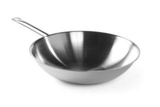 Třívrstvá pánev wok bez poklice, HENDI, ⌀360x(H)90mm