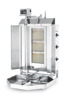 Plynový gril na kebab Profi Line, HENDI, Profi Line, 9,75kW, 470x550x(H)960mm