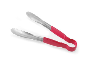 Servírovací kleště HACCP 250 mm, HENDI, Červená, (L)250mm