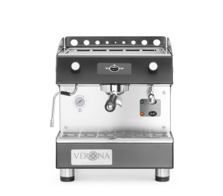 Kávovar Romeo Easy 1 pákový, poloautomatický, černý, HENDI, 230V/1800W, 375x530x(H)485mm