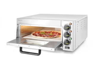 Jednokomorová pec na pizzu 2000 W, HENDI, Stříbrná, 230V/2000W, 580x560x(H)275mm