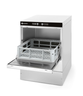 Myčka nádobí K40, HENDI, s odpadním čerpadlem a dávkovačem mycího prostředku, 230V/2800W, 472x566x(H)705mm