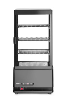 Chlazená skříň displeje, 78 l, Arktic, černá, 230V/170W, 444x397x(H)940mm