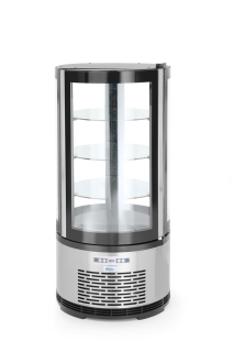 Chladicí vitrína, kulatá, Arktic, 100L, 230V/210W, ø480x(H)1065mm