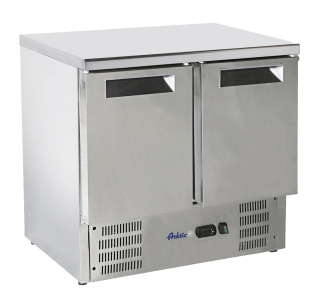 Chlazený stůl s pracovní deskou z nerezové oceli, Arktic, stůl chladící, 247L, 900x700x(H)850mm