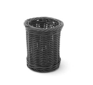 Koš na příbory, HENDI, Černá, ø100x(H)120mm