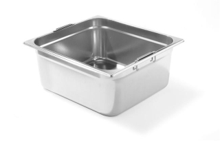 Gastronádoba HENDI Profi Line GN 2/3 se sklopnými držadly, 18 l, hloubka 200 mm