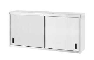 Nerezová závěsná skříň HENDI Profi Line s posuvnými dveřmi, 1200 × 400 × 600 mm