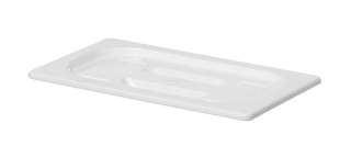 Víko pro nádoby GN z bílého polykarbonátu, HENDI, GN 1/4, Bílá, 265x162mm