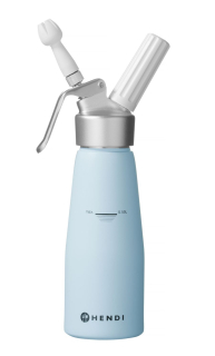 Láhev na šlehačku, HENDI, 0,5L, Pastelově modrá, ⌀80x(H)260mm