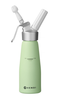 Láhev na šlehačku, HENDI, 0,5L, Pastelově zelená, ⌀80x(H)260mm