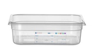 Kontejner GN 1/2 HACCP, HENDI, GN 1/2, 6,5L, Průhledná, 325x265x(H)100mm